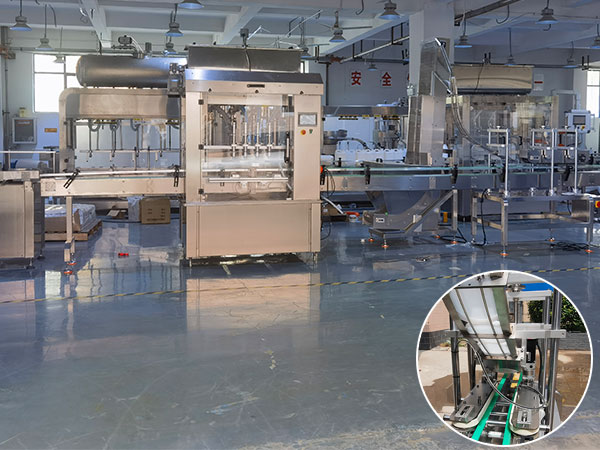 1L蒜蓉酱灌装机压盖生产线